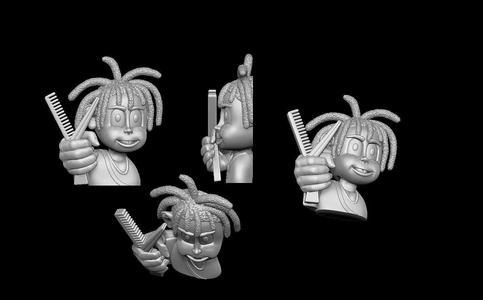 3D Cartoon Character Solid Printable Model STL for 3D Printing