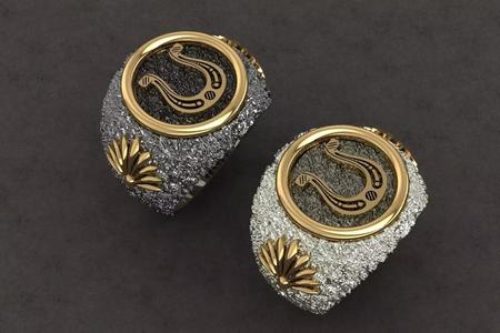 HORSESHOE RING FOR MAN