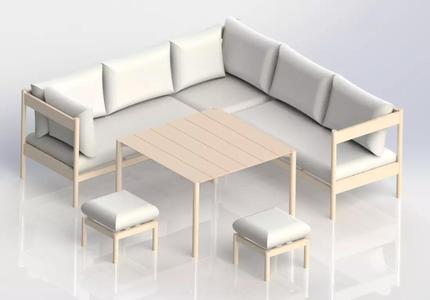 Cura corner sofa