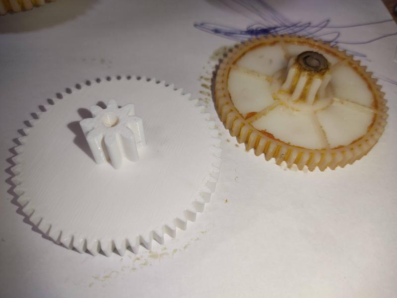 Gear toy car kids 8/53 teeth 55mm