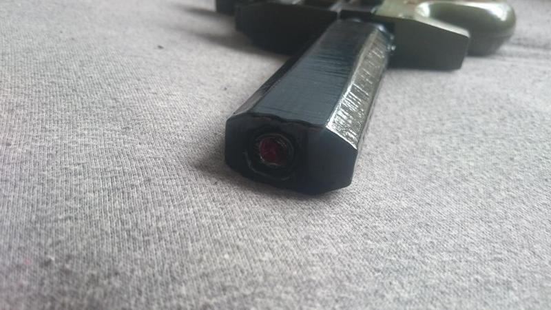 Airsoft P90 140mm Silencer - Based on Ace1 Arms Supressor