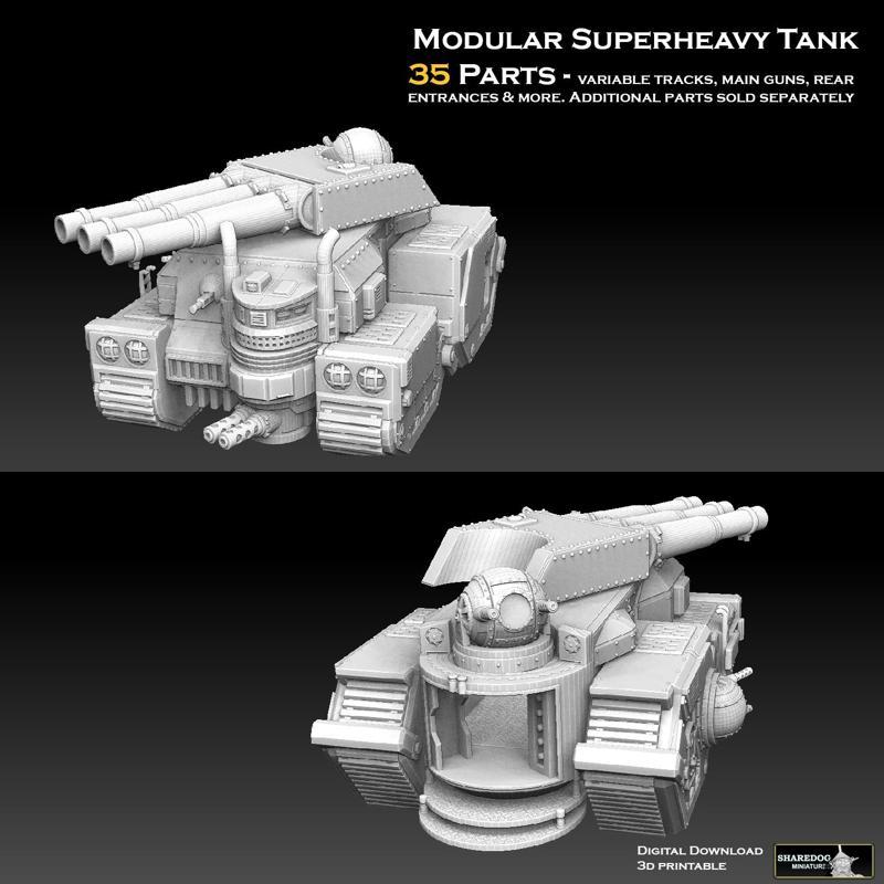 Modular Superheavy Tank