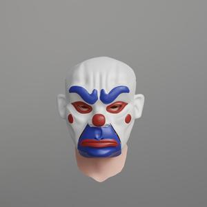Bank Robber Clown 3D Model STL