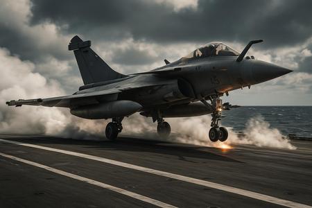 Dassault Rafale – Low Poly (Free STL with Flight Stand, Supported)