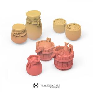 Market Props Set