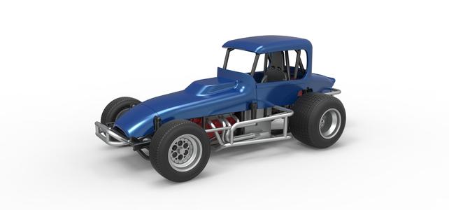 Vintage Sprint car Version 2 Scale 1:25