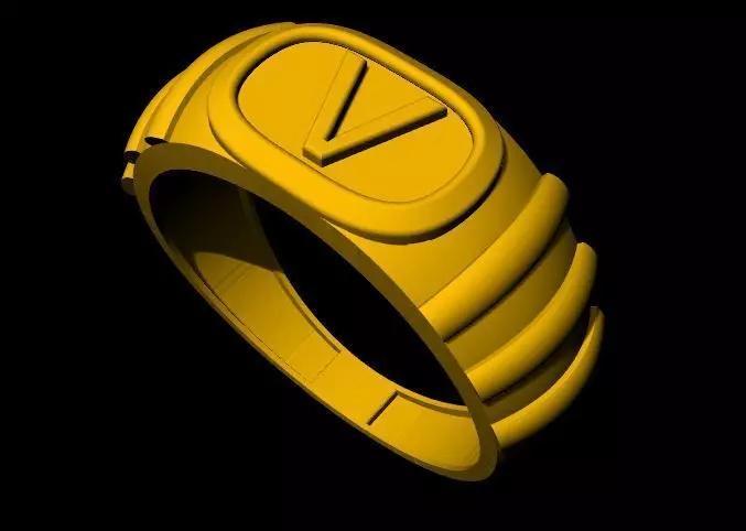 alphabet ring 3dm file