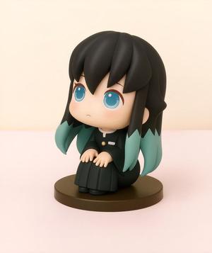 🌫️ Muichiro Tokito Chibi - Kawaii Figure from Kimetsu no Yaiba