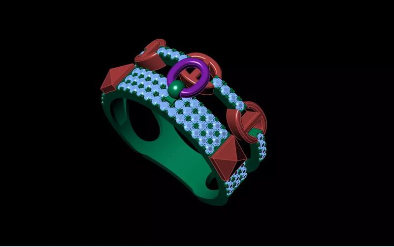 Alchimie Hermes ring