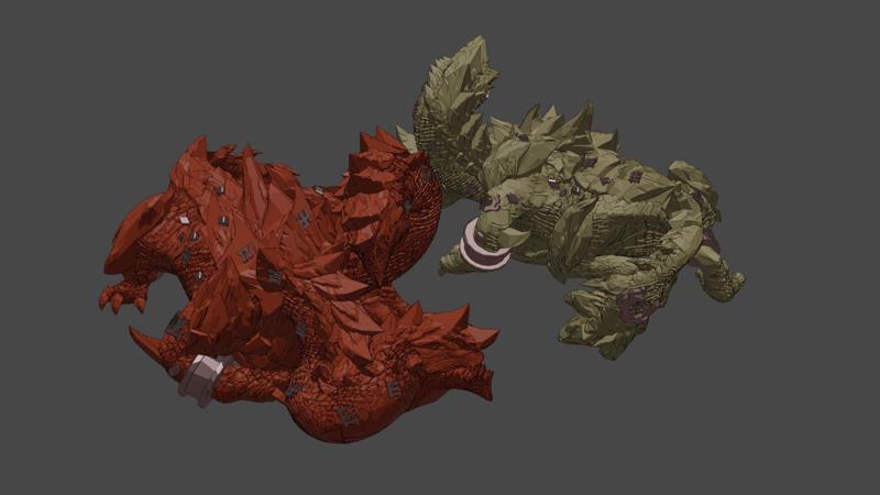 TWO HEAD MAGMA-DRAGON