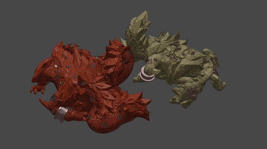 TWO HEAD MAGMA-DRAGON