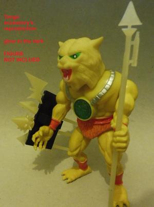Blackstar TONGO shield + weapon for vintage figure