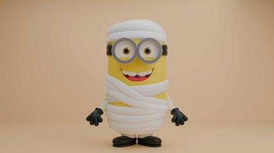 Halloween minion mummy