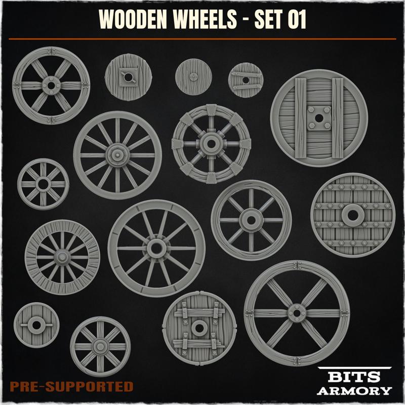 Wooden Wheels - Set 1
