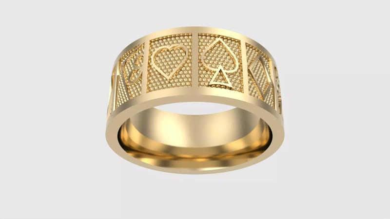 Poker Card Suit Ring JDBCo