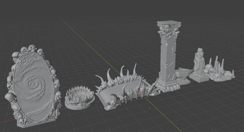 Terrain for Massive Darkness 2 inspired by Kickstarter Edition