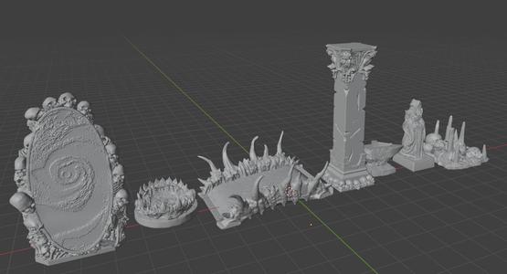 Terrain for Massive Darkness 2 inspired by Kickstarter Edition