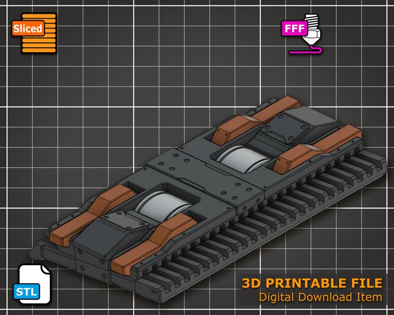 Plamo Real Grade style Foldable Rack - 3D Printable