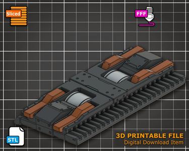 Plamo Real Grade style Foldable Rack - 3D Printable