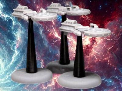 Squat Escort – Mining Gatherer Ship STL