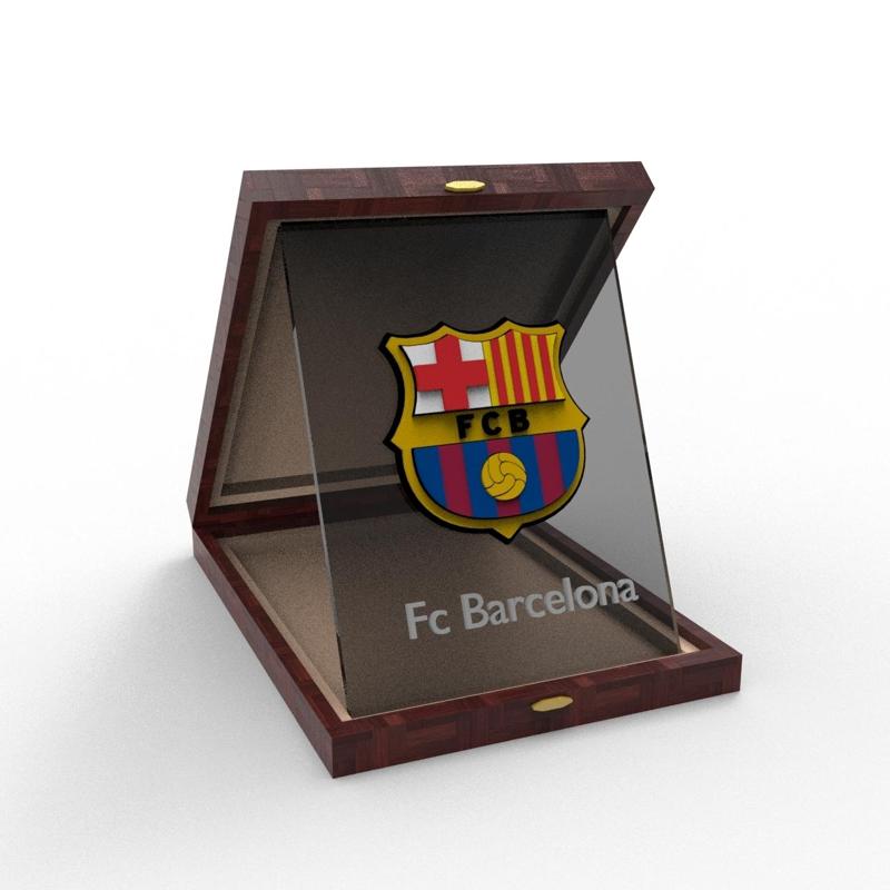 fc barcelona plaque award