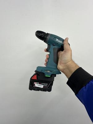 Milwaukee m18 battery on Makita 18V NiCad NiMh