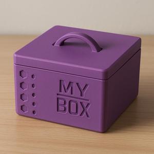 Customizable Desktop Storage Box with Compartments