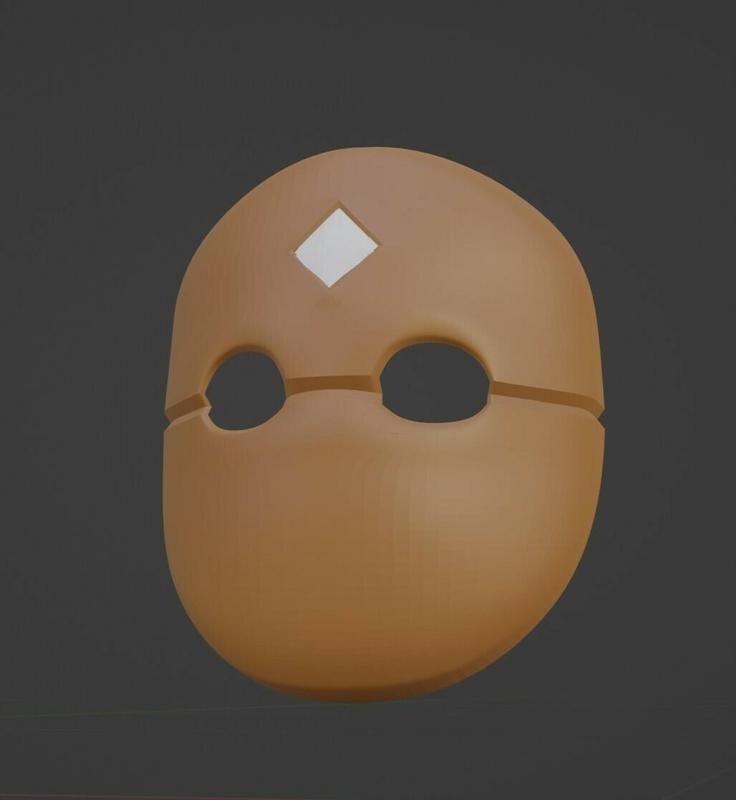 Sky Default mask - Moth mask