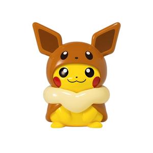 Pikachu Figure with Eevee Cosplay - Printable 3D Model