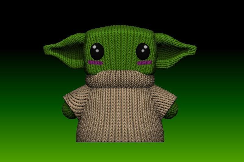 Yoda tejido crochet star wars