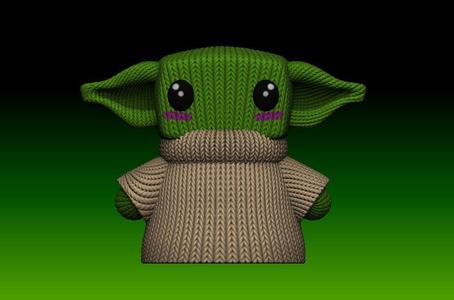 Yoda tejido crochet star wars