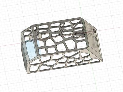 Flashforge Creator 3 Pro Extruder Lightweight Cover (Front)