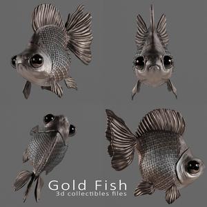Gold fish 3d collectible files