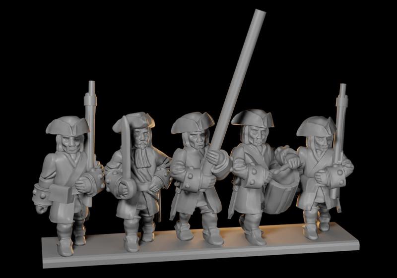 18th Century Line Infantry 10mm