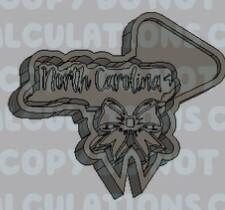 States with Bow Silicone Mold Housing - North Carolina