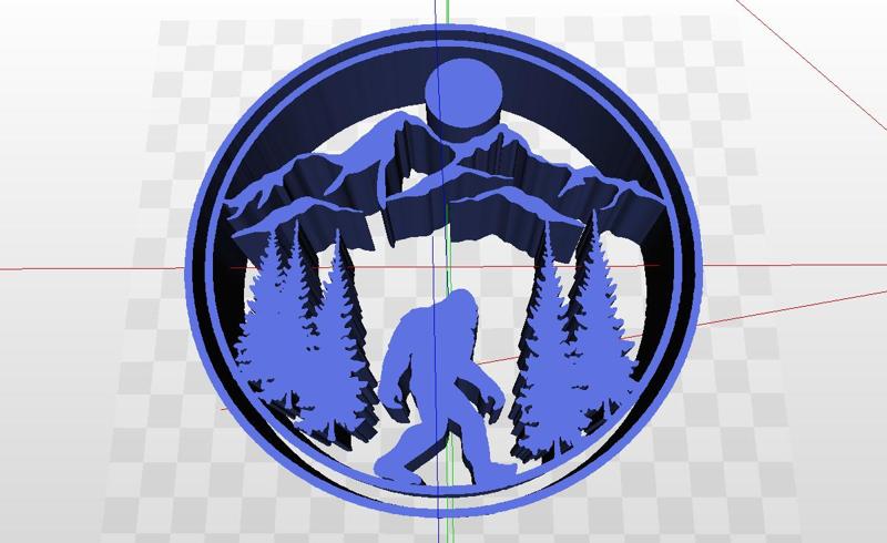 Big Foot Sasquatch Yetti Logo