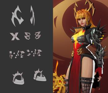 Magik Phoenix Demon Accessories - Marvel Rivals