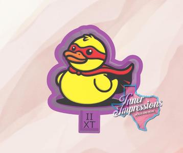 Super Hero Rubber Duck Freshie Mold