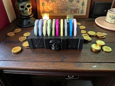 Color coin treasure chest