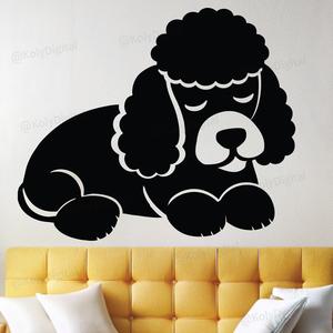Poodle dog wall art
