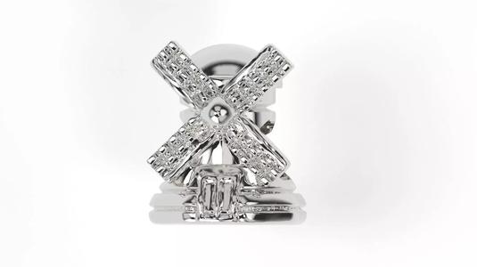 Windmill Charm