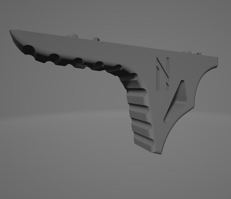 Compact M-LOK Handstop for Airsoft