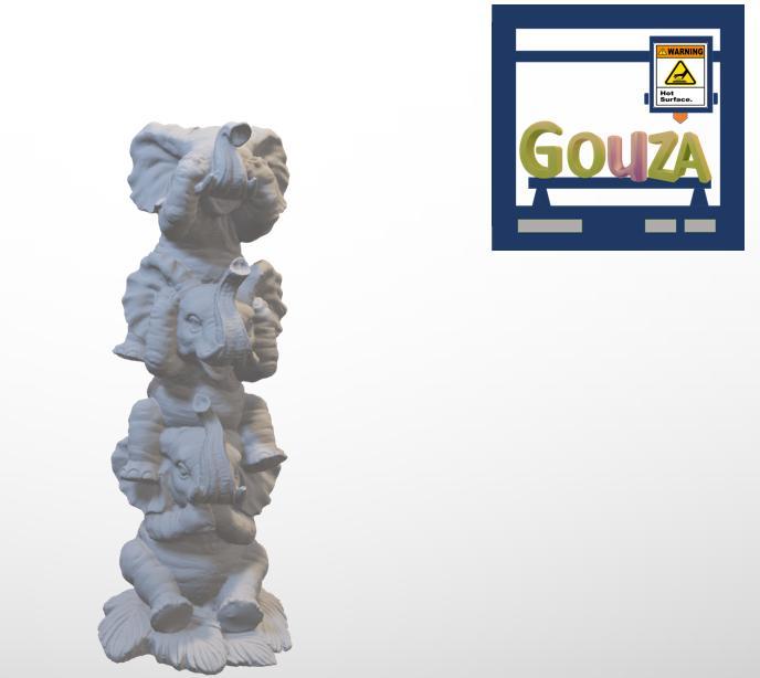 Trio of Elaphants: Hear-No, See-No, Speak-No