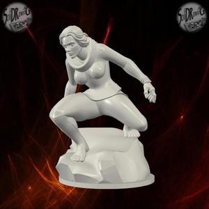 Stone Warrior Crouching for Attack – SoliDRawinGs SG826