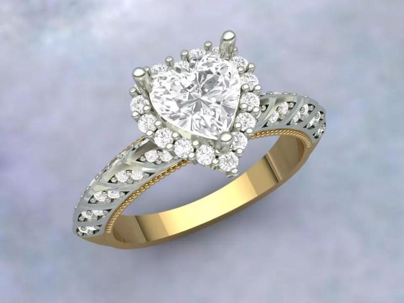 Heart Style ring