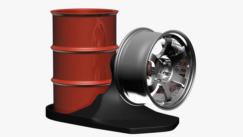 3D RIMS VOLK RACING - For Office 80 MM