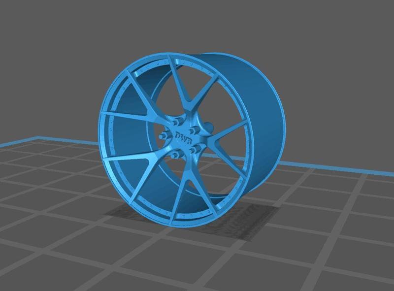 1/24 Scale BBS FIR Rims & Toyo Proxes Tires (19 Inch)