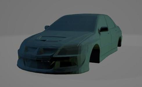 Evo 8 1:64 Model