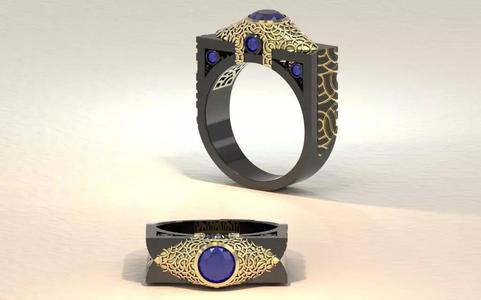Signet ring Eye