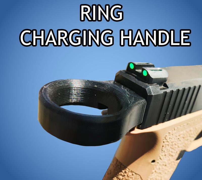 GLOCK CHARGING HANDLE RING  BACKPLATE